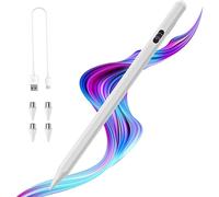 Kaleidoscope-Touch Screen Stylus Pen Quick Charge Stylus Pen Compatible With Ipad/Iphone/Android/Ios/Samsung/Xiaomi Tablets, Capacitive Screen Stylus Pen With Power Display, White[Q81]