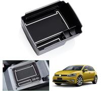Kaleidoscope-V W Golf 7 7.5 2013-2019 Boîte De Rangement Pour Accoudoir Console Centrale Golf Mk7 7.5 Organ Ur Pour Accoudoir Central, Accessoires Golf 7 (Blanc)[Q2235]