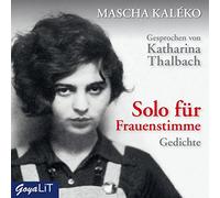 Kaleko,Mascha - Solo Für Frauenstimme: Gedichte
