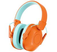 Kalence Protège-oreilles pour enfants, SNR 29 dB - Casque anti-bruit pour enfants souffrant d'autisme - Idéal pour les feux d'artifice, les concerts, le cinéma, Orange, M