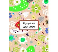 Kalender 2025 2026 a4 tagesplaner: Buchkalender 1 Tag 1 Seite mit Uhrzeiten und Platz für To Do Liste, Notizen | 365 Tage