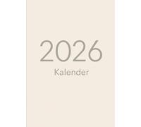 Kalender 2026 - Minimalistischer Jahresplaner: Skandinavischer Stil, moderne Gestaltung, inkl. Feiertagen & Notizen