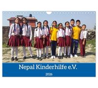 Kalender der Nepal Kinderhilfe e.V. (Wandkalender 2026 DIN A4 quer), CALVENDO Monatskalender: Nepals Kinder - Zukunft durch Bildung