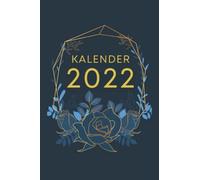 Kalender: Jan - Dez Wochenplaner A5 2 Seiten = 1 Woche Terminplaner Organizer Mit Viel Platz Für Notizen Blume , Flowers Geschenke Für Frauen (German Edition)