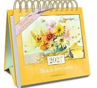 Kalender mit 53 Postkarten 2027 - Blick in den Garten