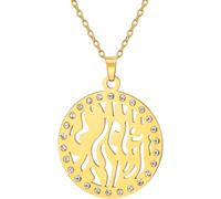 Kales-Collier Shema Israel Collier De Prières En Hébreu Sh'ma Shema Yisrael Collier Cabale Juive Pendentif Judaica Bijoux Bible Bénédictions Cadeau Femmes