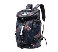 Kalesi Sac à dos de gym 4 voies imperméable avec compartiment à chaussures pour les voyages sport randonnée ordinateur portable, Floral-cool, xl, Sacs à dos Duffel