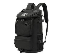 Kalesi Sac de Sport Duffel Sac à Dos 4-Voies Étanche avec Compartiment à Chaussures pour Voyage, Sport, Randonnée, Ordinateur Portable, noir, X-Large