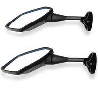 Kalgh-Retroviseur Moto,Retro Moto,2 Rétroviseurs Moto Abs Rétroviseur Pentagonal Diamant Rotatif À 360 Degrés Avec Vis