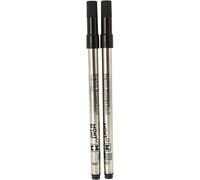 Kalhj-105158 Recharge Pour Stylo Rollerball-2x Mystery Black-Noir-M-Taille Medium