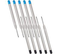 Kalhj-10xrecharges Pour Stylos À Bille,Mines De Rechange Pour Stylos À Bille En Métal Pour Format G2,Mines Compatibles Parker Pour Stylos À Bille,Couleur D'écriture 5xbleu+5xnoir
