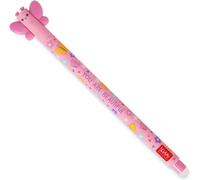 Kalhj-Butterfly-Stylo Gel Effaçable À Bille À L'extrémité Pour Enlever L'encre Sans Abîmer La Feuille-Encre Rose Sensible À La Température-Pointe De 0,7 Mm De Diamètre