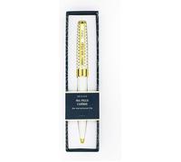 Kalhj-Draeger Paris 1886-Stylo Bille Rétractable Crème Et Or Ma Fille Chérie-Personnalisé-Encre Noire-Stylo De Luxe Avec Boîte Cadeau Pour Fille,Anniversaire,Fête