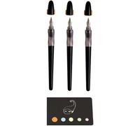 Kalhj-Lot 3 Stylos Plume Plumix Pointes Extra Large+Moyenne+Extra Fine+1 Index Adhésif Blumie (Xl Moy Xfin)