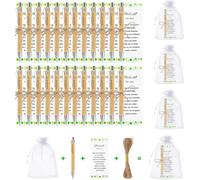 KALHJ-Lot De 24 Stylos À Bille Porte-Bonheur Pour Collègues,Cadeaux De Remerciement,Cadeau D'Adieu,Collègues,Petits Cadeaux Pour Collègues,Cadeau De Remerciement Éducatrice