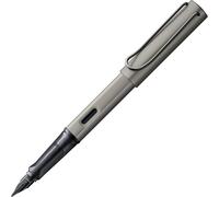 KALHJ-Lx 057 Stylo-Plume,En Aluminium Anodisé,De Couleur Ruthénium,Avec Poignée Transparente Et Plume En Acier Noir,Calibre B