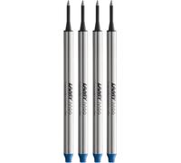 Kalhj-M66 821 Lot De 4 Recharges Pour Stylo Roller Sans Capuchon En Métal De Couleur Bleue Pour Stylo Roller Sans Capuchon¿Largeur De Trait Large