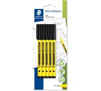 Kalhj-Noris 307-9 Bk5 Lot De 5 Stylos À Bille Noir