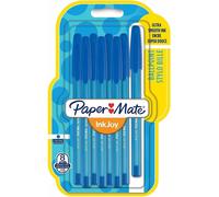 Kalhj-Premier Stationery Papermate Inkjoy Lot De 8 Stylos À Bille Bleu