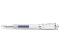 Kalhj-Student Stylo Plume Transparent De Qualité Supérieure I Cartouches D'encre Avec Plume En Acier I Nostalgique De Luxe 16 Cm I Largeur De Plume