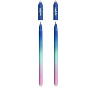 Kalhj-Stylo À Bille Effaçable Oops Easy 0,7 Carioca Bleu (2 Pièces)