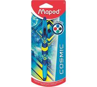 Kalhj-Stylo Bille 4 Couleurs Twin Tip Tatoo Cosmic Teens-Stylo Double Pointe-4 Stylos En 1-Pointes Moyennes 1 Mm-Bleu