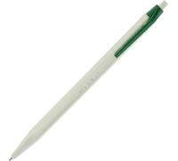 Kalhj-Stylo Bille D'ache 825 Eco Résine Et Acier Inoxydable,Vert/Blanc,Encre Verte,12 Cm