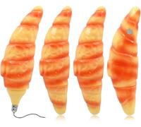 Kalhj-Stylo Fantaisie,Stylo À Bille Pour,Stylos Kawaii Cute,(Croissant)