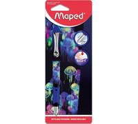 Kalhj-Stylo-Plume Deepsea Paradise-Plume Acier-Pointe Iridium-Stylo Plume Rechargeable-Stylo À Encre Pour L'école-Stylo Décoré De Méduses
