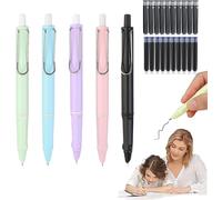 Kalhj-Stylo-Plume Rétractable Rechargeable À Pointe Extra Fine Pour Écrire,Peindre,Calligraphie,École,Bureau