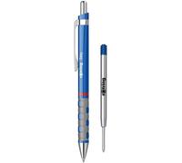 Kalhj-Tikky Stylo À Bille Léger Avec Poignée Caoutchoutée¿Corps BleuLot De Recharges De Stylo À Bille Tikky Jumbo¿Encre Bleue