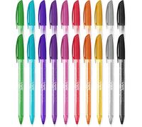Kalhj-Zebra Doodler'z Stick Gliiter Stylo À Bille¿1,0 Mm¿Couleurs Pailletées¿10 Couleurs¿Lot De 20