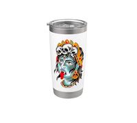 Kali Déesse de la Destruction Darkness Death Rebirth Gobelet isotherme en acier inoxydable double paroi
