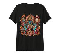 Kali Déesse hindoue de la Mort Mère hindoue guerrière féroce T-Shirt Haut de Gamme