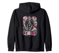 Kali Hindou Goddess Fierce Warrior Skull Power Sweat à Capuche