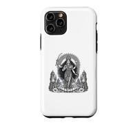 Kali Hindou Goddess Sacred Power Divine Line Art Coque pour iPhone 11 Pro