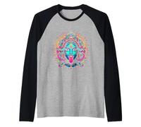 Kali Ma Déesse hindoue de la Mort Mère hindoue guerrière féroce Manche Raglan