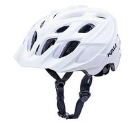 Kali Protective Chakra Solo Casque de vélo pour Adulte Enduro, Trial et Mountian avec Remplacement à Vie en Cas d'accident - Blanc uni S/M
