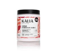 Kalia Nature - Crème d’Hibiscus 300 ml - Crème cheveux bouclés 3-en-1 - Leave in - Nourrit, démêle et revitalise - Soin capillaire naturel cheveux ondulés, bouclés, frisés, crépus