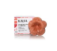 Kalia Nature - Shampoing Solide à l’Hibiscus - Shampoing solide cheveux bouclés - Fortifie, adoucit et fait briller - Soin lavant naturel cheveux ondulés, bouclés, frisés, crépus
