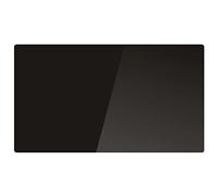 Radiateur électrique en verre GLASS Noir Céramique 1500W