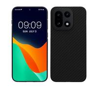 kalibri Coque Compatible avec OnePlus 15 - Coque étui de Protection téléphone en aramide - Noir Mat