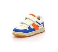 KICKERS Garçon Unisex Kinder KALIDO Basket, Blanc Bleu Orange, 33 EU