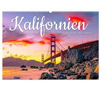 Kalifornien - Los Angeles, San Francisco und viel mehr. (Wandkalender 2026 DIN A2 quer), CALVENDO Monatskalender: Eine Reise durch den Golden State von Amerika.