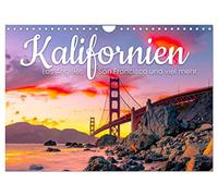 Kalifornien - Los Angeles, San Francisco und viel mehr. (Wandkalender 2026 DIN A4 quer), CALVENDO Monatskalender: Eine Reise durch den Golden State von Amerika.