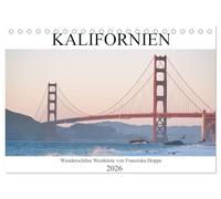 Kalifornien - wunderschöne Westküste (Tischkalender 2026 DIN A5 quer), CALVENDO Monatskalender: Wunderschöne Landschaften in Kalifornien, Geburtstagskalender
