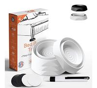 KALIGEN® Piège à Punaises de Lit - Kit Complet de 4 - Anti Punaises et Puces de Lit Écologique sans Pesticides - Répulsif Insectes 100% Naturel - avec Pelle et Brosse - Blanc