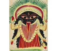 Kalighat Kolkata Calcutta West Bengal India Kali Extra Large Wall Art Print Premium Canvas Mural Ouest Inde mur