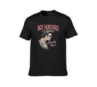 KALIKADUO Ace Ventura Pet Detective Alrighty Then Unisex 100% Cotton Short-Sleeve T-Shirts Black XL