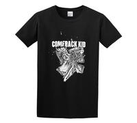 KALIKADUO Comeback Kid Head Explode Unisex 100% Cotton Short-Sleeve T-Shirts Black XXL